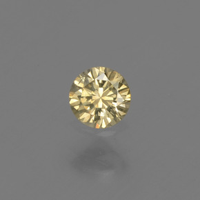 Diamante Champán natural de 0.15 ct, Corte Redondo, SI