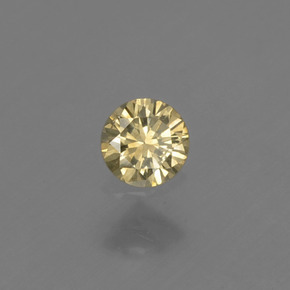 Diamante Champán natural de 0.15 ct, Corte Redondo, SI