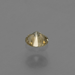 Diamante Champán natural de 0.15 ct, Corte Redondo, SI
