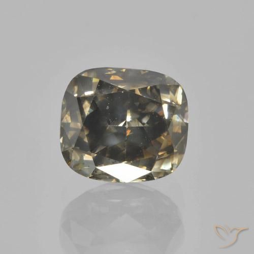 1.64ct Natural Coñac intenso Diamante, Forma Cojín, VS-SI