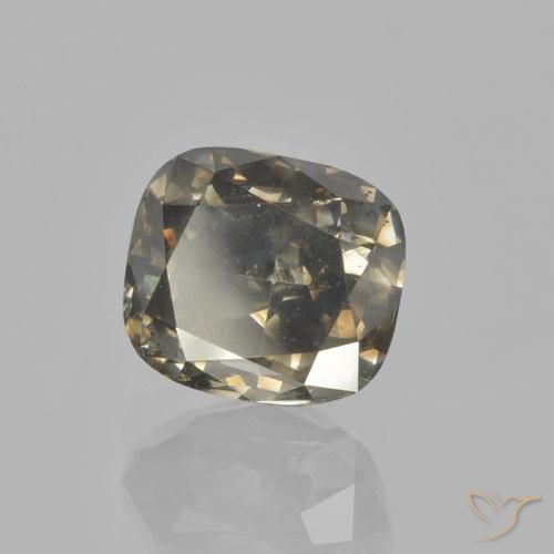 Diamante Coñac intenso natural de 1.64 ct, Forma Cojín, VS-SI