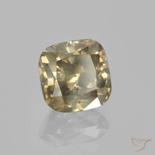 Diamante Coñac natural de 1.48 ct, Forma Cojín, VS-SI