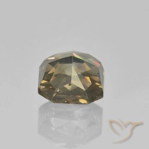 Diamante Marrón cálido natural de 1.36 ct, Corte Octágono / Esmeralda, VS-SI