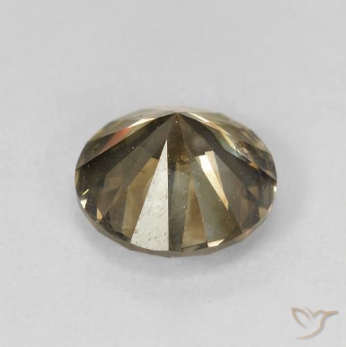 Diamante Marrón sombra natural de 2.10 ct, Redondo, VS-SI