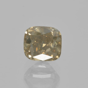 Diamante marrón natural de 1,01 ct, corte cojín, VS-SI