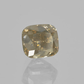 Diamante marrón natural de 1,01 ct, corte cojín, VS-SI