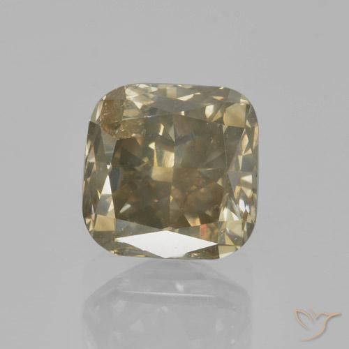 2.02ct Natural Coñac Diamante, Forma Cojín, VS