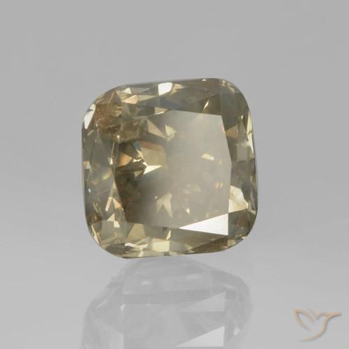 Diamante Coñac natural de 2.02 ct, Forma Cojín, VS