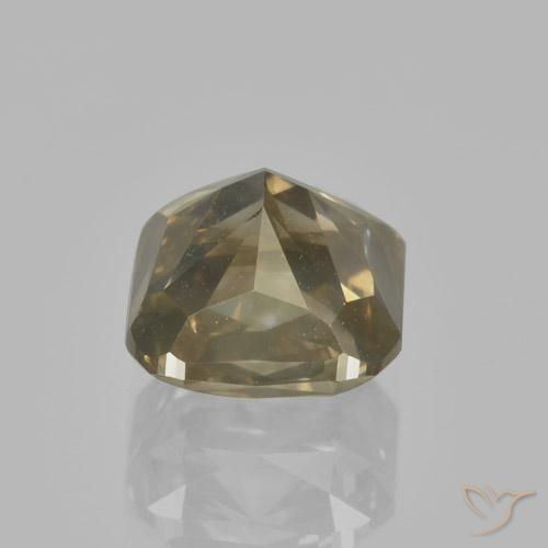 Diamante Coñac natural de 2.02 ct, Forma Cojín, VS