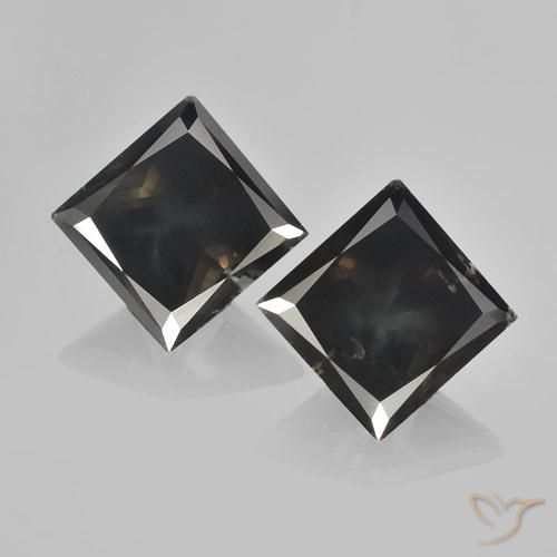 4.62ctw Natural Coñac Diamante, Cuadrado, VS-SI