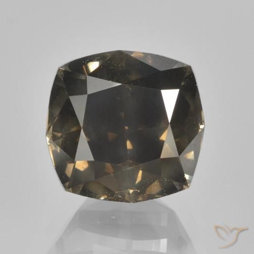 3.02ct Natural Coñac intenso Diamante, Forma Cojín, VS-SI