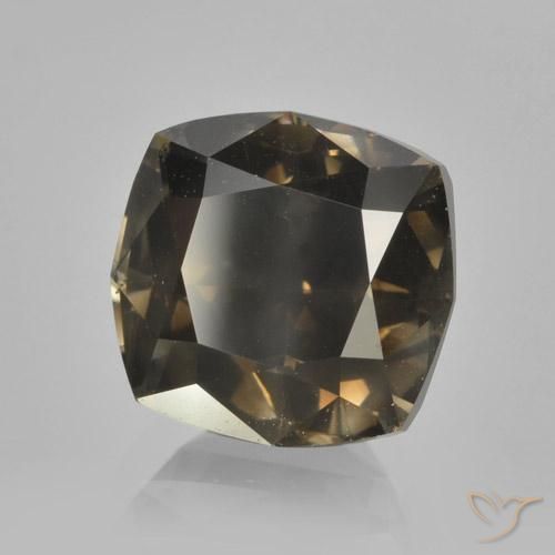 Diamante Coñac intenso natural de 3.02 ct, Forma Cojín, VS-SI