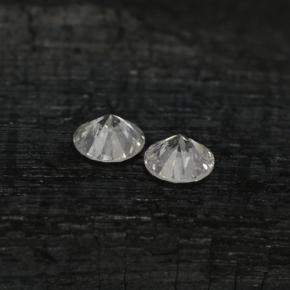 Gemas de Diamante Blanco natural de  ct, Corte Redondo, VS