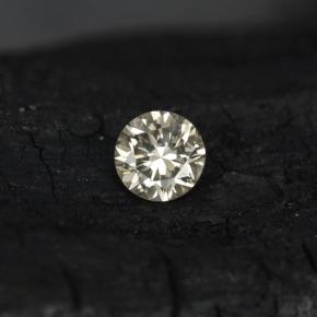 Diamante incoloro natural de 0,08 ct, corte redondo, VS-SI