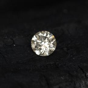 Diamante incoloro natural de 0,08 ct, corte redondo, VS-SI