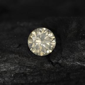 Diamante incoloro natural de 0,13 ct, corte redondo, VS-SI