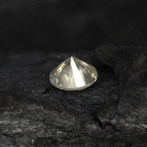 Diamante incoloro natural de 0,13 ct, corte redondo, VS-SI