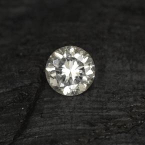 Diamante blanco natural de 0,07 ct, corte redondo, VS-SI