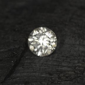 Diamante blanco natural de 0,07 ct, corte redondo, VS-SI