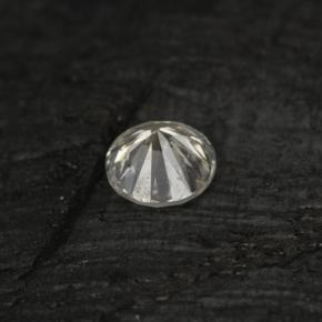 Diamante blanco natural de 0,07 ct, corte redondo, VS-SI