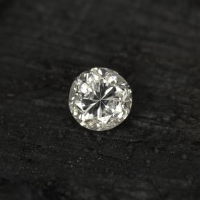 Diamante blanco natural de 0,05 ct, corte redondo, VS-SI
