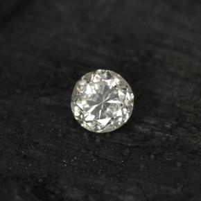 Diamante blanco natural de 0,05 ct, corte redondo, VS-SI