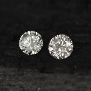 Gemas de Diamante Blanco natural de  ct, Corte Redondo, VS-SI
