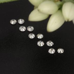 Gemas de diamante blanco natural de  ct, corte redondo, VS-SI