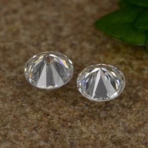 Gemas de Diamante Blanco natural de 0.07 ct, Corte Redondo, VS-SI
