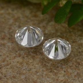 Gemas de Diamante Blanco natural de 0.07 ct, Corte Redondo, VS-SI