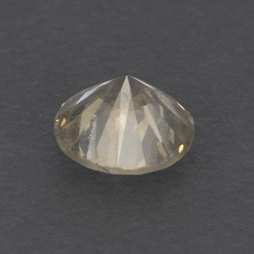 Diamante Marrón medio natural de 0.13 ct, Corte Redondo, VS