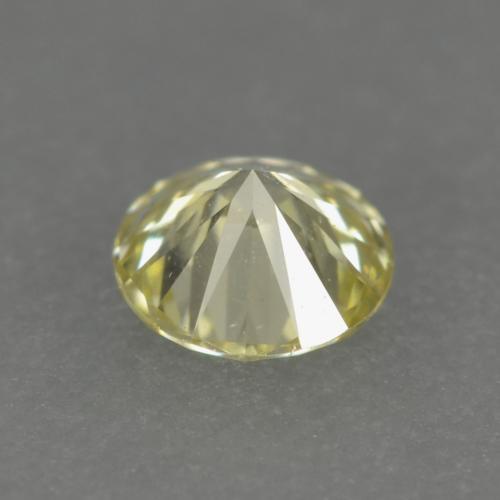 Diamante Amarillo limón natural de 0.15 ct, Corte Redondo, VVS-VS
