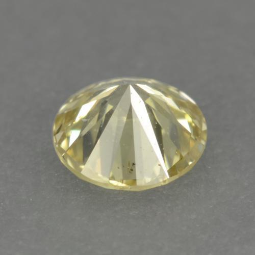 Diamante amarillo natural de 0,20 ct, corte redondo, VS-SI