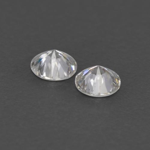 Gemas de diamante blanco natural de 0,02 ct, corte redondo, VS