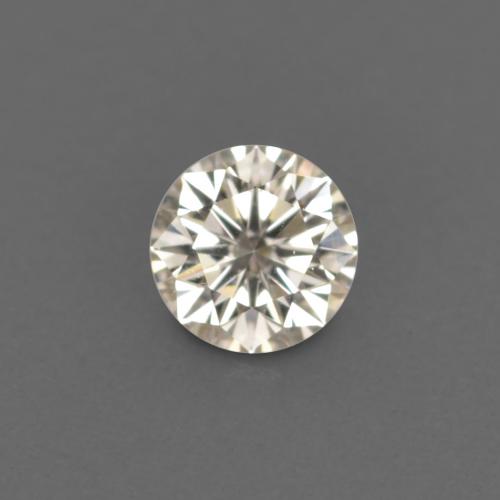 Diamante blanco natural de 0,09 ct, corte redondo, VVS-VS