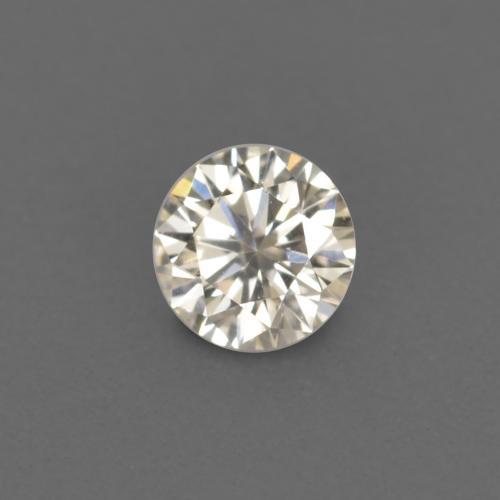 Diamante blanco natural de 0,09 ct, corte redondo, VVS-VS