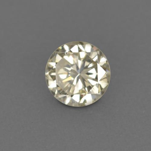Diamante Champán natural de 0.08 ct, Corte Redondo, VVS-VS
