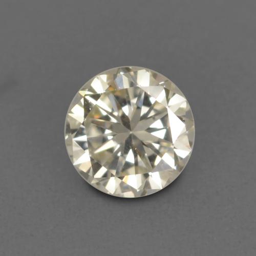 Diamante Champán natural de 0.13 ct, Corte Redondo, VVS-VS