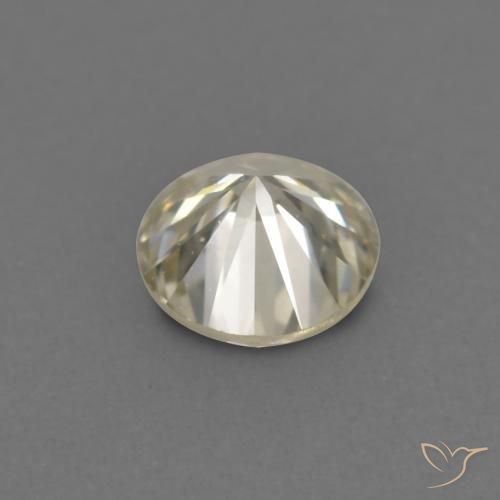 Diamante Champán natural de 0.14 ct, Redondo, VVS-VS