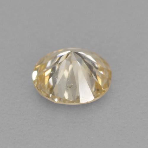 Diamante Champán natural de 0.09 ct, Corte Redondo, VS
