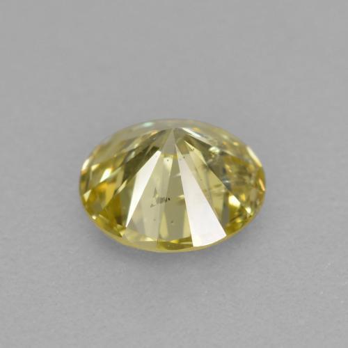 Diamante Champán natural de 0.33 ct, Corte Redondo, VS