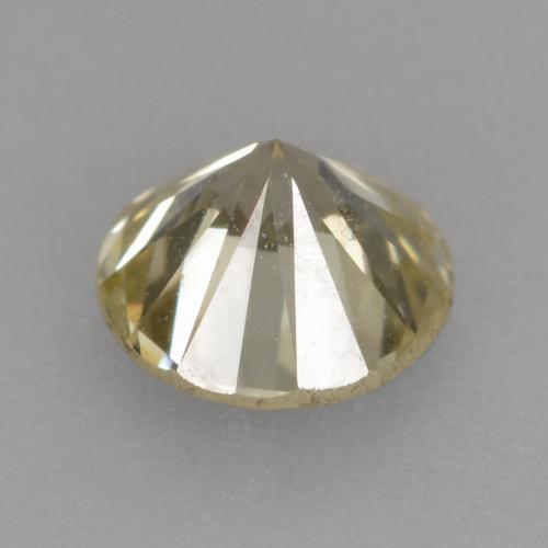 Diamante Coñac natural de 0.42 ct, Corte Redondo, VVS-VS
