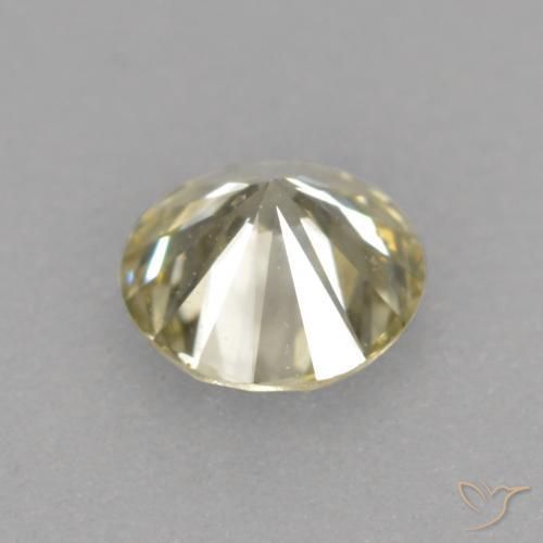 Diamante Coñac natural de 0.25 ct, Redondo, VS