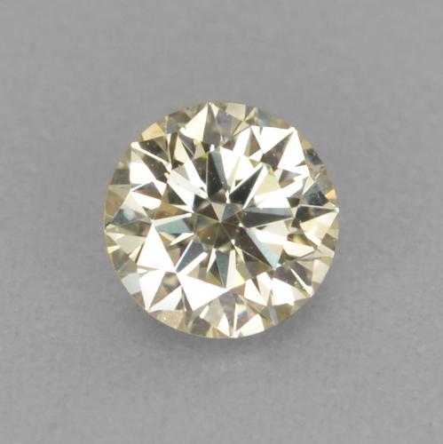 Diamante Champán natural de 0.11 ct, Corte Redondo, VVS-VS