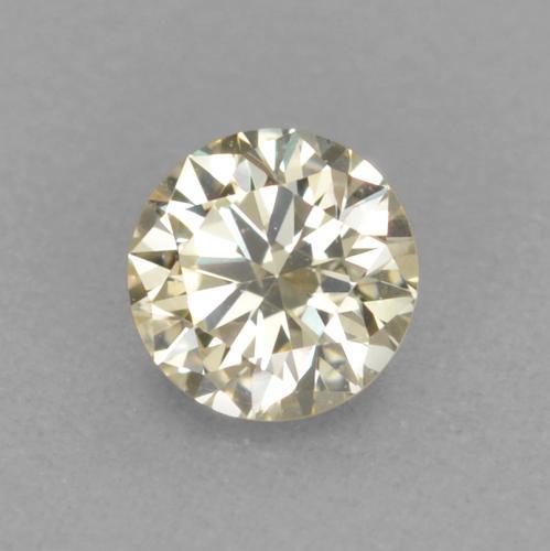 Diamante Champán natural de 0.11 ct, Corte Redondo, VVS-VS
