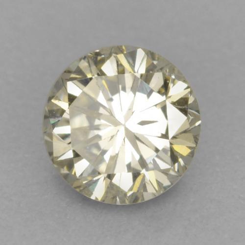 Diamante Champán natural de 0.21 ct, Corte Redondo, VVS-VS