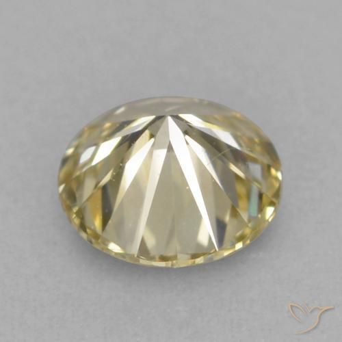 Diamante Marrón medio natural de 0.21 ct, Redondo, VVS-VS