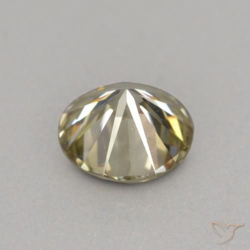 Diamante Coñac natural de 0.23 ct, Redondo, VVS-VS