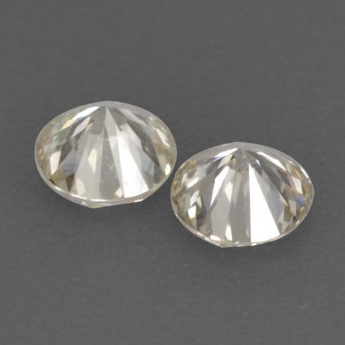 Gemas de diamante blanco natural de 0,24 ct, corte redondo, VVS-VS