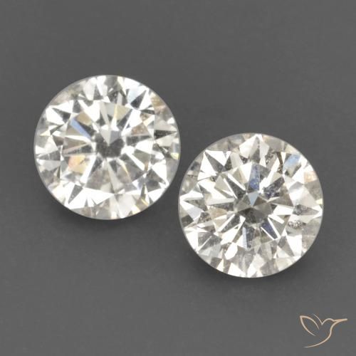 0.21ctw Natural I Diamante, Redondo, VVS-VS